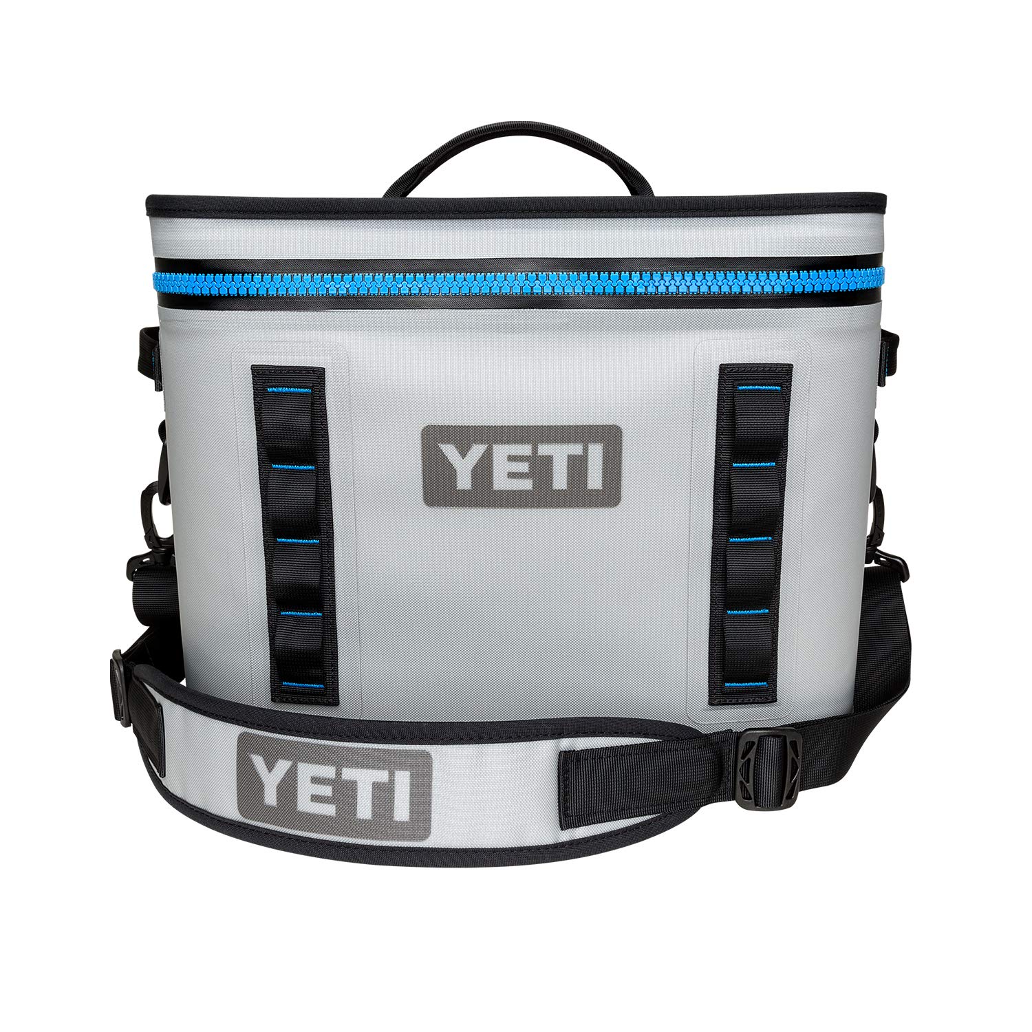 YETI Hopper Flip 8 Portable Cooler, Fog Gray/Tahoe Blue–