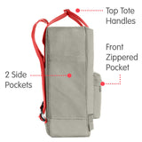 Fjallraven - Kanken Classic Backpack for Everyday, Limited Edition Fog/Peach Pink - backpacks4less.com