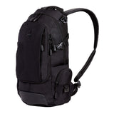 SWISSGEAR Compact Organizer Backpack | Narrow Profile Daypack| Men's and Women's - Black - backpacks4less.com