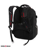 SWISSGEAR 5358 USB Charging SCANSMART ULTIMATE Organization LAPTOP PROTECTION BACKPACK - BLACK/RED - backpacks4less.com