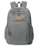 Abshoo Classical Basic Womens Travel Backpack For College Men Water Resistant Bookbag (Grey) - backpacks4less.com