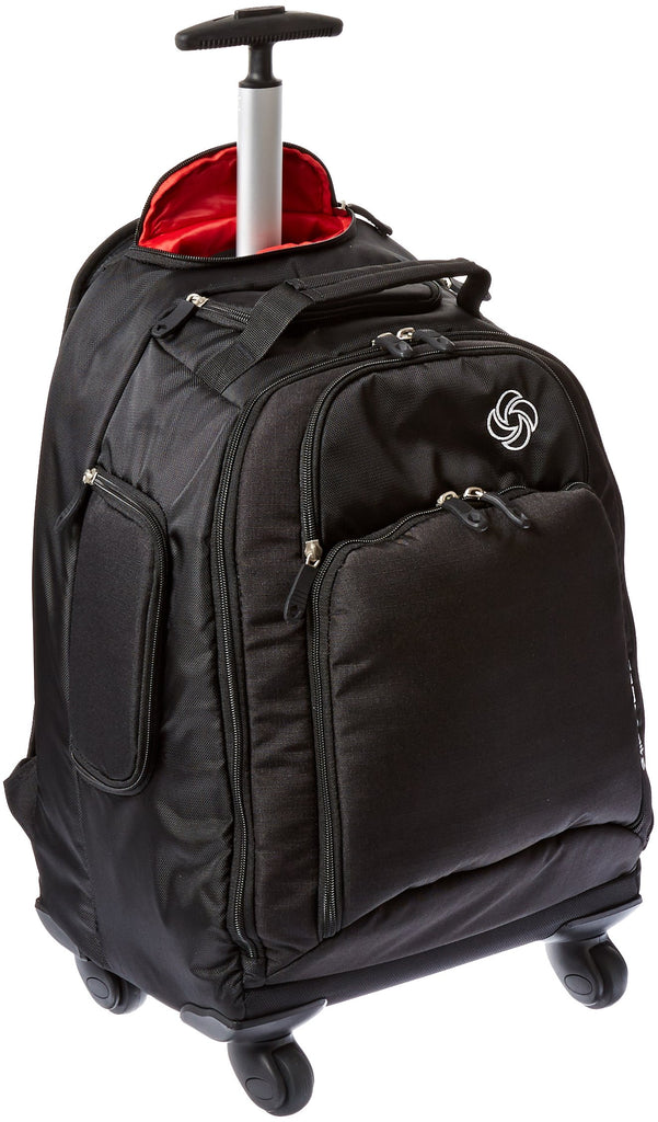 Samsonite Luggage Mvs Spinner Backpack, Black–