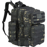 GZ XINXING 3 Day Assault Pack Military Tactical Army Molle Rucksack Backpack Bug Out Bag Hiking Daypack For Hunting Camping Hiking Traveling (Black Multicam) - backpacks4less.com