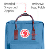 Fjallraven - Kanken Classic Backpack for Everyday, Air Blue/Striped - backpacks4less.com