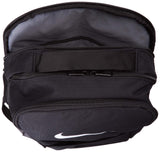 Nike Brasilia Medium Training Backpack, Nike Backpack for Women and Men with Secure Storage & Water Resistant Coating, Black/Black/White - backpacks4less.com