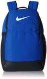 Nike Brasilia Medium Training Backpack, Nike Backpack for Women and Men with Secure Storage & Water Resistant Coating, Game Royal/Black/White - backpacks4less.com