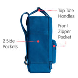 Fjallraven - Kanken Classic Backpack for Everyday, Lake Blue - backpacks4less.com