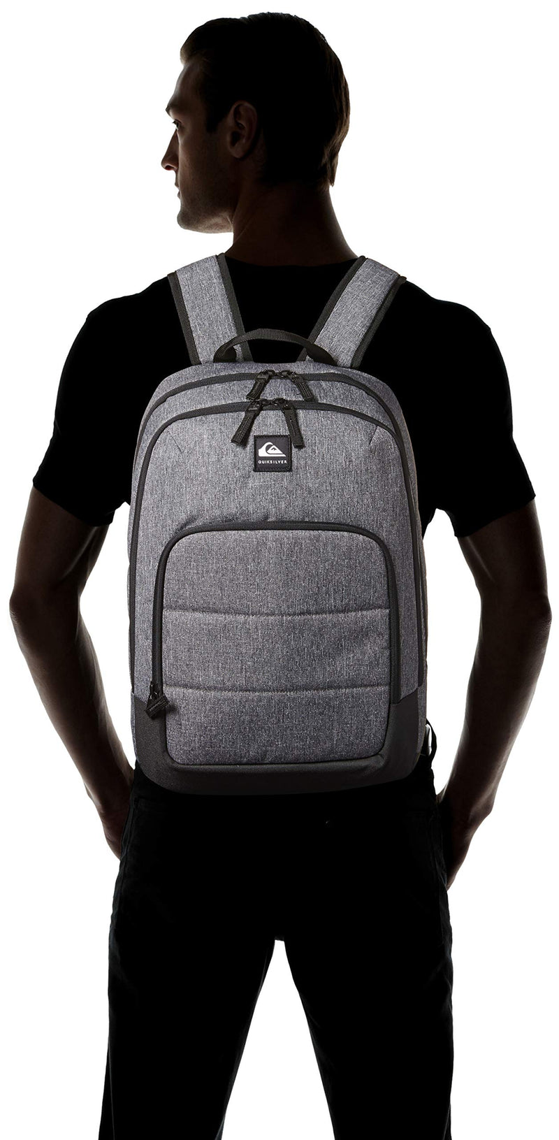 Quiksilver Men's Burst II Backpack, light grey heather, 1SZ - backpacks4less.com