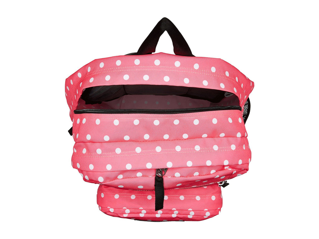 JanSport Big Student Backpack, Fluorescent Pink Dots - backpacks4less.com
