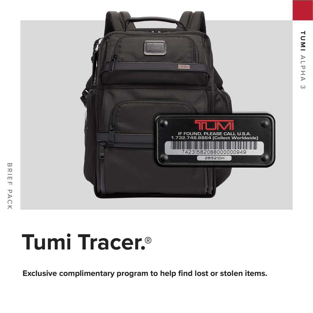 TUMI - Alpha 3 Brief Pack - 15 Inch Computer Backpack for Men and Women - Black TUMI - Alpha 3 Brief Pack - 15 Inch Computer Backpack for Men and Women - Black