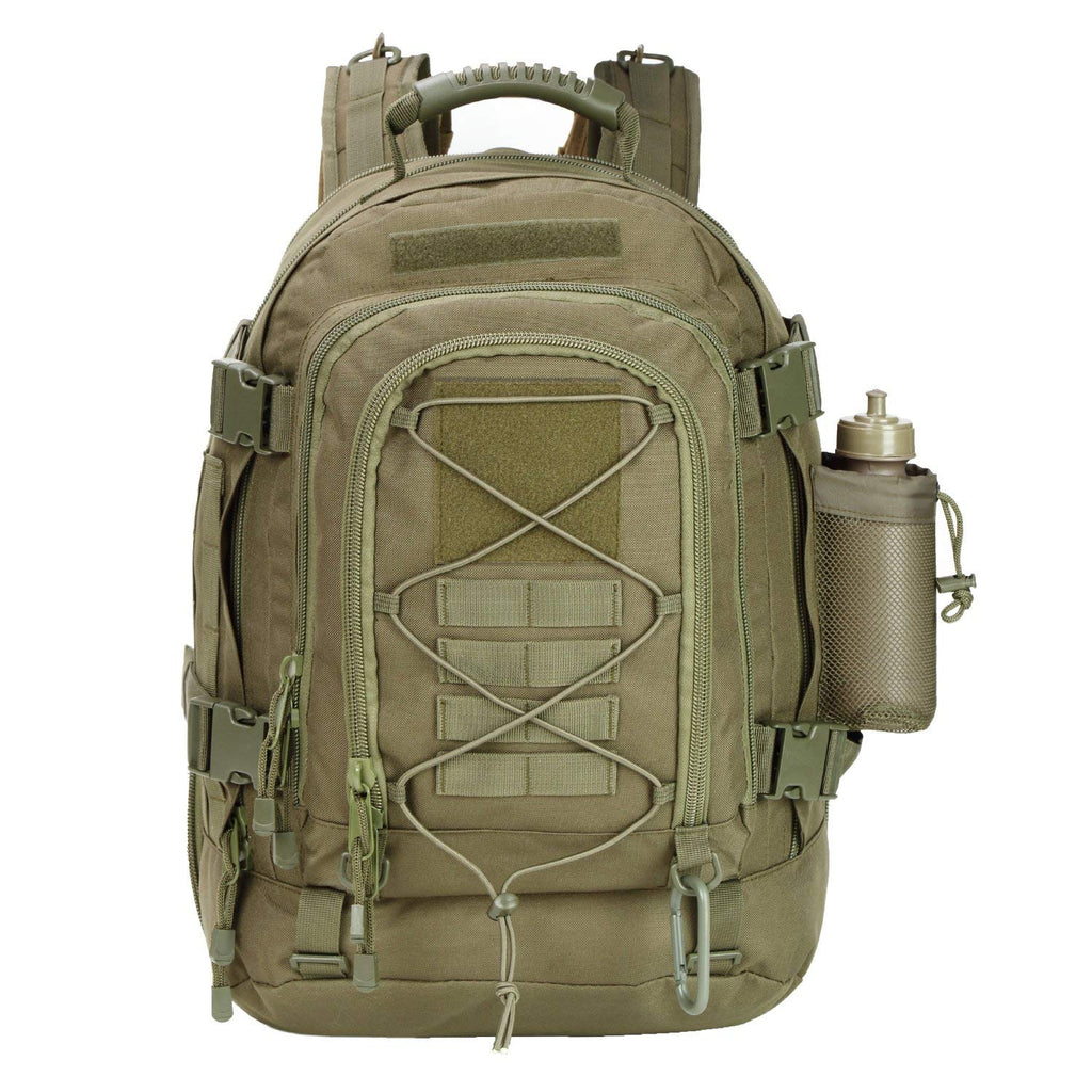 Military Expandable Travel Backpack Tactical Waterproof Work Backpack for Men (o.d.green) - backpacks4less.com