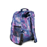 Kipling Sanaa Large Printed Rolling Backpack Radiant Splash - backpacks4less.com