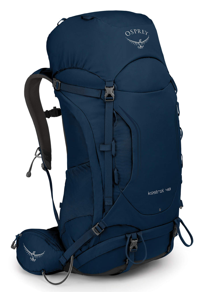 Osprey Packs Kestrel 48 Backpack, Loch Blue, Small/Medium - backpacks4less.com