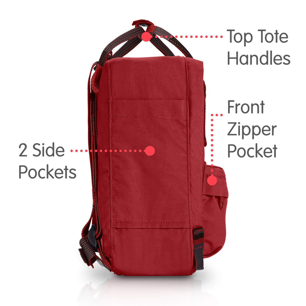 kanken mini backpack deep red Fjallraven