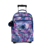 Kipling Sanaa Large Printed Rolling Backpack Radiant Splash - backpacks4less.com