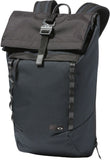 Oakley Mens Voyage 23L Roll Top Backpack One Size Blackout - backpacks4less.com