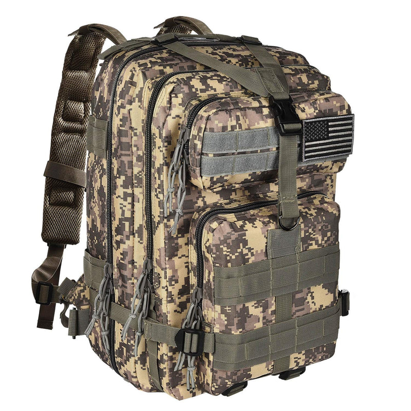 NOOLA Military Tactical Backpack Large Army Rucksack Assault Pack Molle Bag ACU - backpacks4less.com