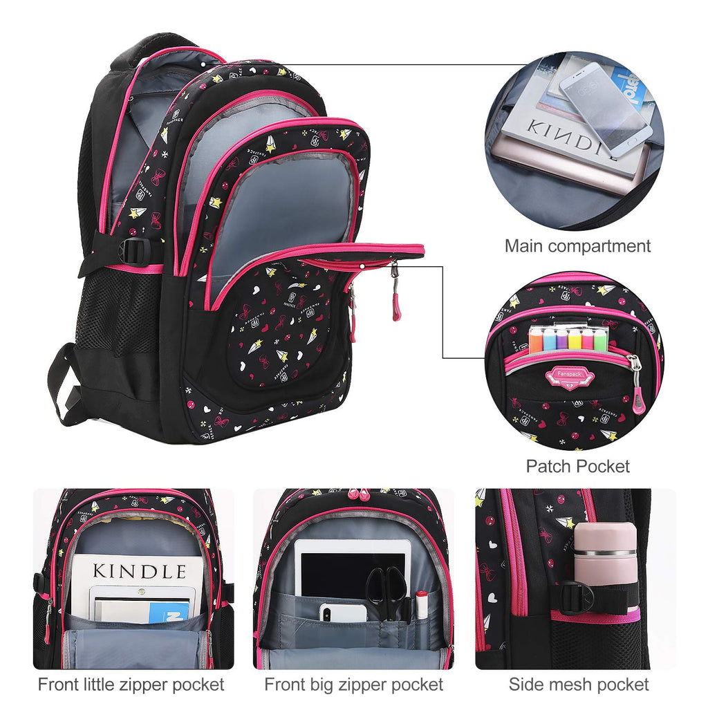 Rolling Backpack, Fanspack Backpack with Wheels for Girls or Boys - backpacks4less.com