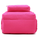 Abshoo Girls Solid Color Backpack For College Women Water Resistant School Bag (HotPink) - backpacks4less.com