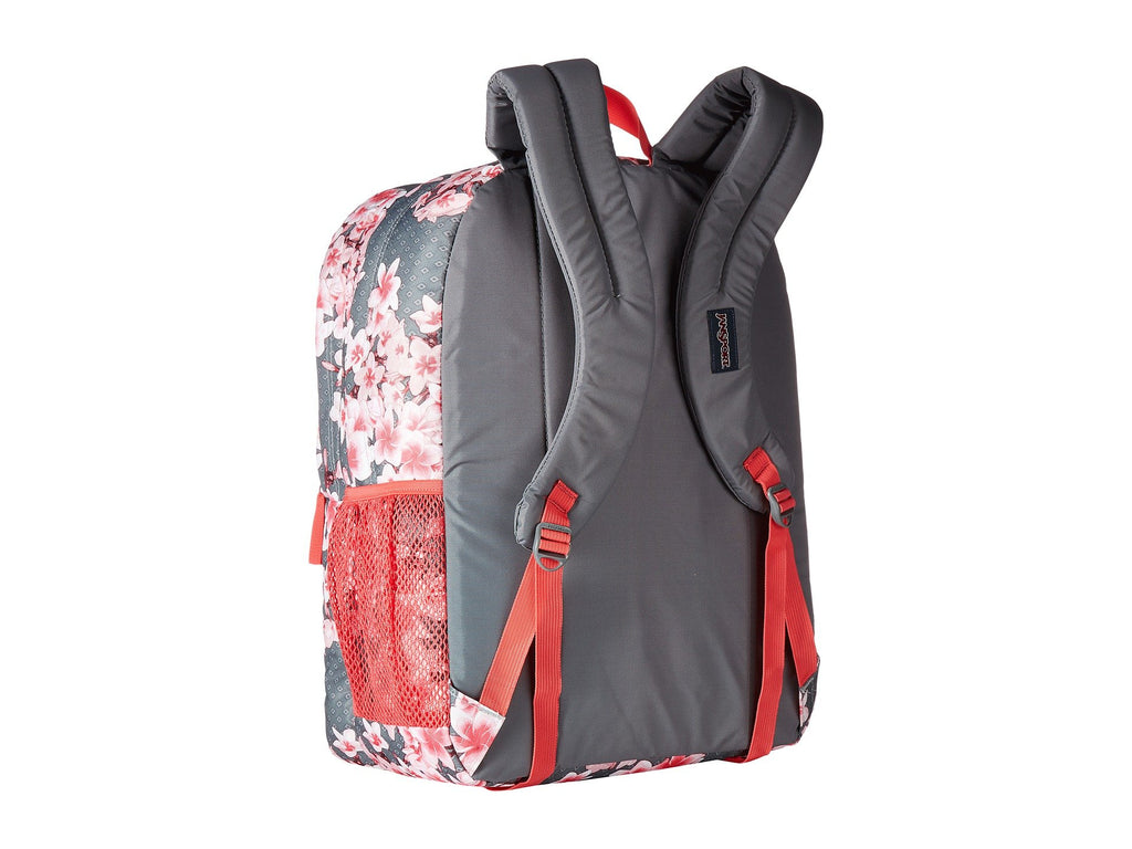 JanSport Unisex Big Student Diamond Plumeria Pink Backpack JanSport Unisex Big Student Diamond Plumeria Pink Backpack