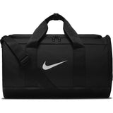 NIKE Team Women's Training Duffel Bag, Black/Black/White, One Size - backpacks4less.com