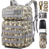 Military Tactical Backpack,Monoki Army 3 Day Assault Pack,42L Molle Bag Rucksack