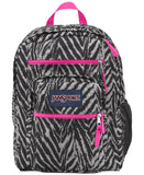 JanSport Unisex Big Student Grey Tar Wild At Heart One Size - backpacks4less.com