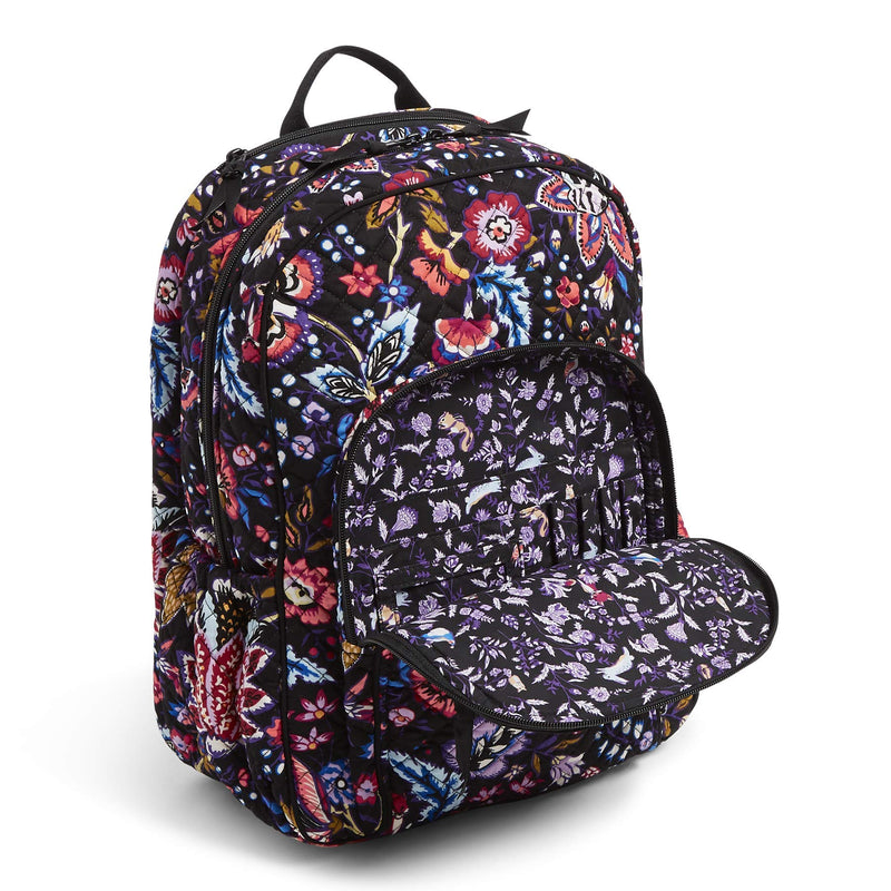 Vera Bradley Signature Cotton Campus, Foxwood - backpacks4less.com