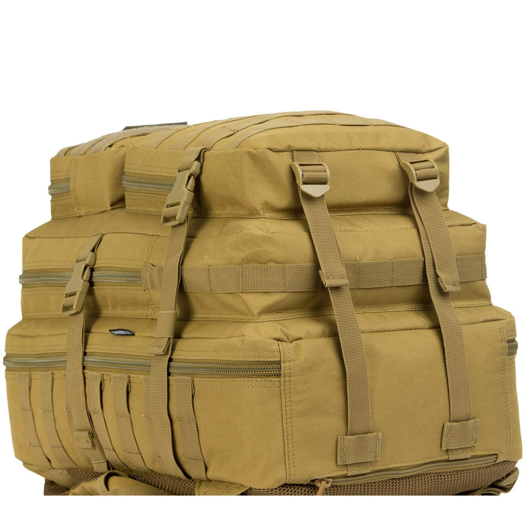 GZ XINXING 3 day Assault Pack Military Tactical Army Backpack Bug Out Bag Daypack (Tan) - backpacks4less.com