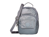 Kipling womens Alber 3-In-1 Convertible Mini Backpack, Steel grey metal, One Size - backpacks4less.com