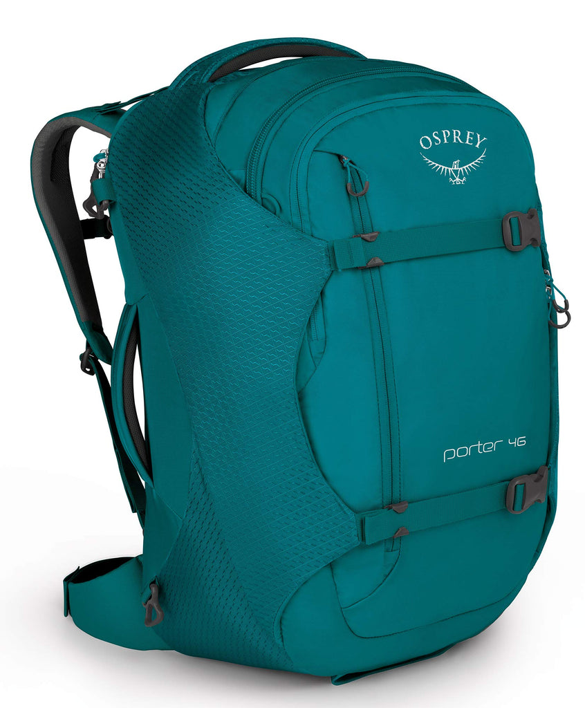 Osprey Packs Porter 46 Travel Backpack, Mineral Teal Osprey Packs Porter 46 Travel Backpack, Mineral Teal