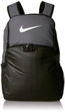 NIKE Brasilia XLarge Backpack 9.0, Flint Grey/Black/White, Misc - backpacks4less.com