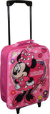 Junior Minnie Mouse 15" Collapsible Wheeled Pilot Case - Rolling Luggage - backpacks4less.com