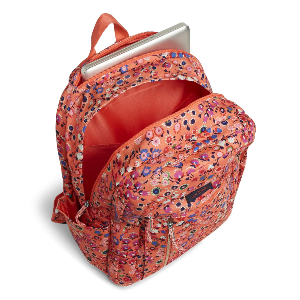 Vera Bradley Women s Lighten Up Grand Coral Meadow backpacks4less