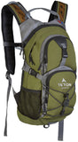 TETON Sports Oasis 1100 Hydration Pack | Free 2-Liter Hydration Bladder | Backpack design great for Hiking, Running, Cycling, and Climbing | Green - backpacks4less.com