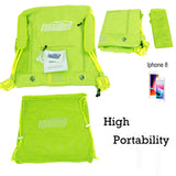 Tigerbro Soccer Backpack Basketball Sackpack with Detachable Mesh Sack Green Football Gear Bag with Nylon Ball Holder Shoe Compartment Waterproof for Boys Girls Women Men - backpacks4less.com