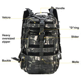 Small Military Tactical Backpack 30L Assault Backpack Tactical Bag - backpacks4less.com