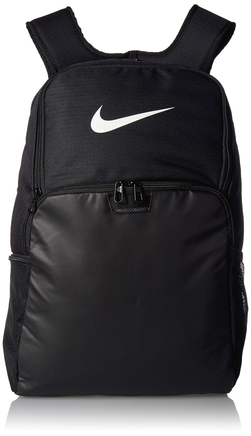 NIKE Brasilia XLarge Backpack 9.0, Black/Black/White, Misc - backpacks4less.com