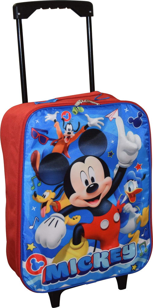 Disney Junior Mickey And The Roadster Racers 15" Collapsible Wheeled Pilot Case - Rolling Luggage - backpacks4less.com