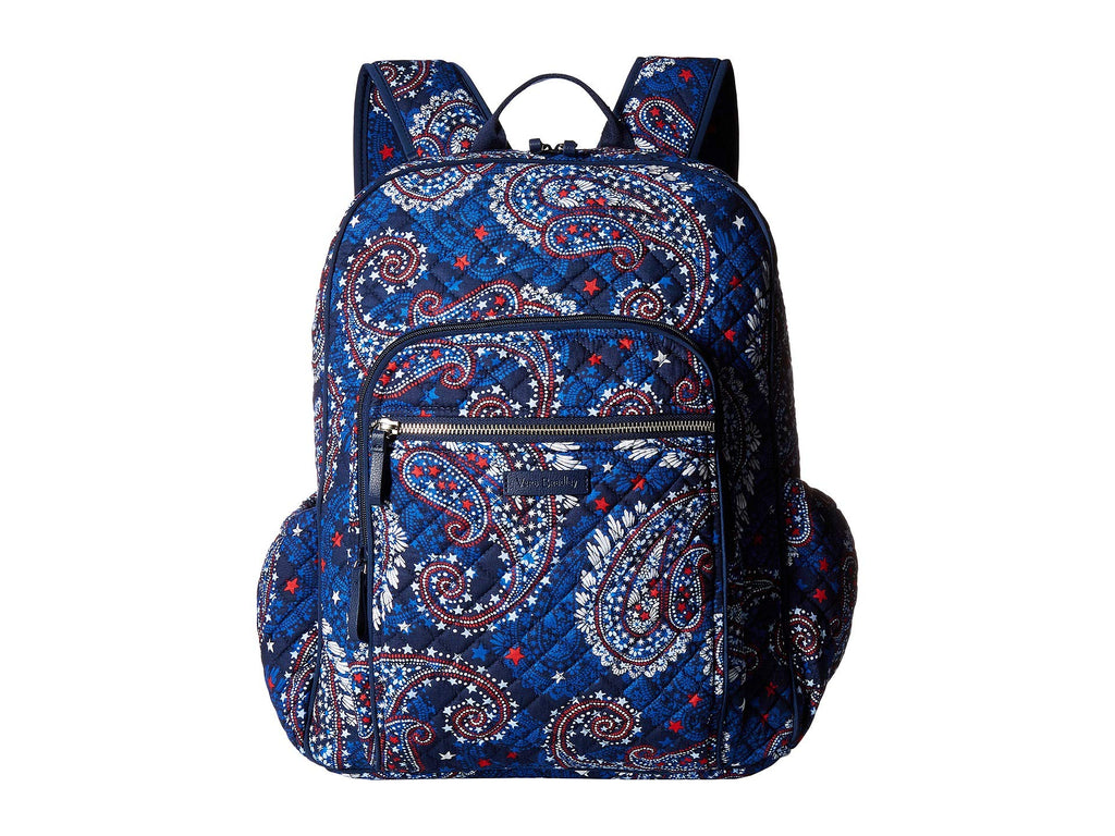 Vera Bradley Iconic Campus Backpack Fireworks Paisley One Size