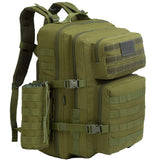 GZ XINXING 3 Day Assault Pack Military Tactical Army Molle Rucksack Backpack Bug Out Bag Hiking Daypack For Hunting Camping Hiking Traveling (GREEN) - backpacks4less.com
