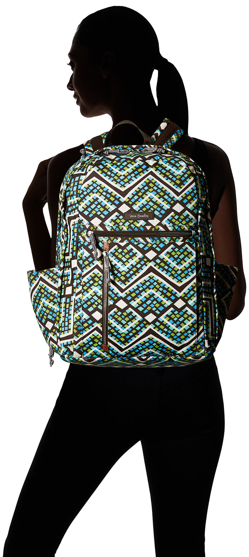 Vera Bradley Women's Lighten Up Grand, Rain Forest - backpacks4less.com