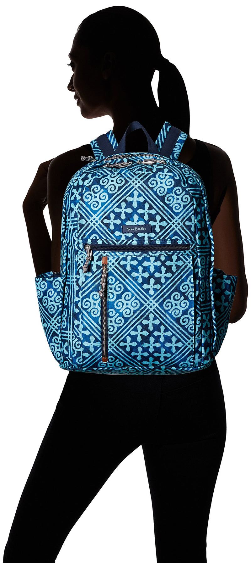 Vera Bradley Women's Lighten Up Grand, Cuban Tiles - backpacks4less.com