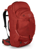 Osprey Packs Farpoint 55 Men's Travel Backpack, Jasper Red, Small/Medium - backpacks4less.com