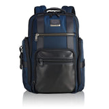 TUMI - Alpha Bravo Sheppard Deluxe Brief Pack Laptop Backpack - 15 Inch Computer Bag for Men and Women - Navy