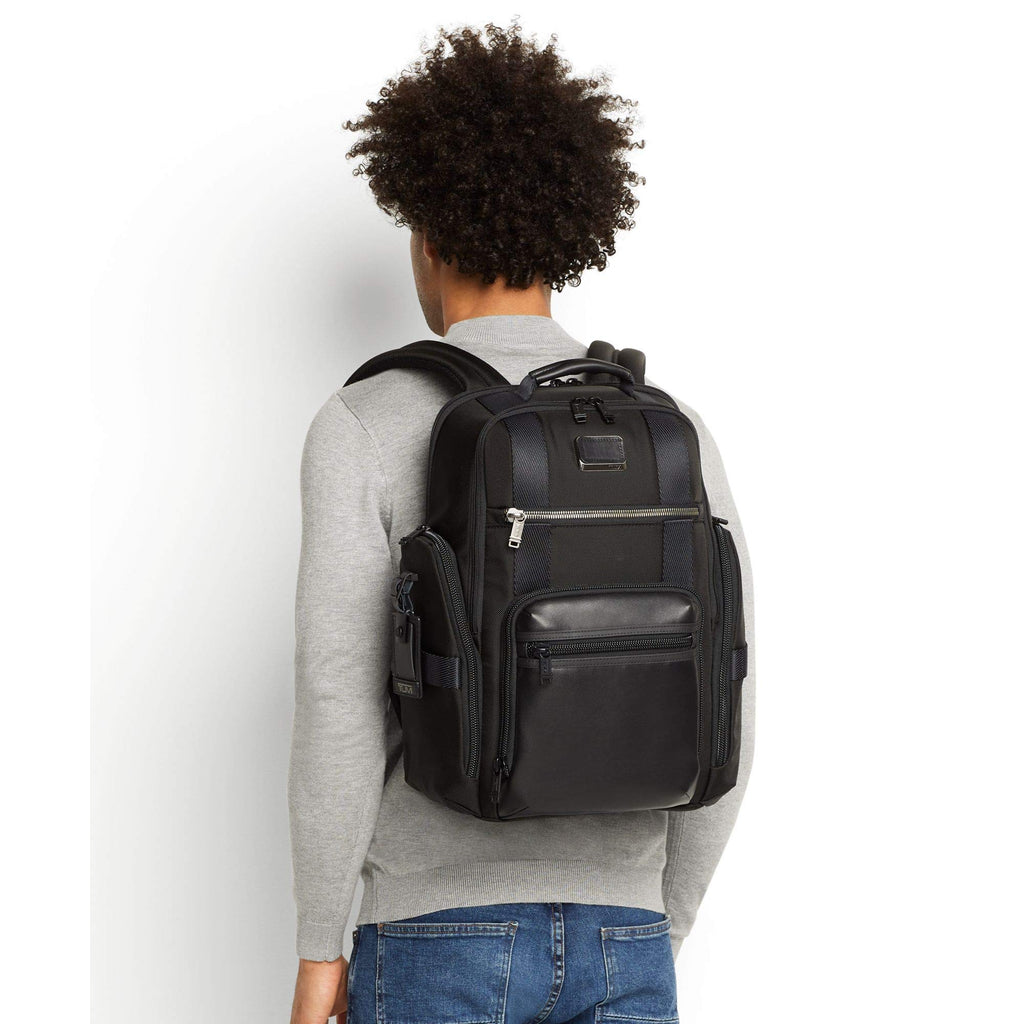 TUMI - Alpha Bravo Sheppard Deluxe Brief Pack Laptop Backpack - 15 Inch Computer Bag for Men and Women TUMI - Alpha Bravo Sheppard Deluxe Brief Pack Laptop Backpack - 15 Inch Computer Bag for Men and Women