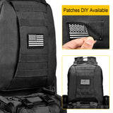 CVLIFE Military Tactical Backpack Army Rucksack Assault Pack Built-up Molle Bag - backpacks4less.com