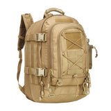 Military Expandable Travel Backpack Tactical Waterproof Work Backpack for Men(TAN) - backpacks4less.com