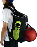 Soccer Backpack with Ball Holder Compartment - for Boys & Girls | Bag Fits All Soccer Equipment & Gym Gear (Black) - backpacks4less.com