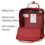 Fjallraven - Kanken Classic Backpack for Everyday, Ox Red/Goose Eye - backpacks4less.com